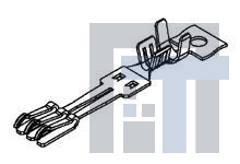 67581-0000-(CUT-STRIP) Соединители для ввода/вывода TERM FOR SATA PW REC G/F CUT STRIP 100