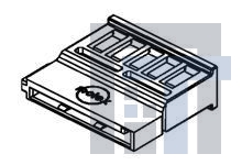 67582-0000 Соединители для ввода/вывода Housing of SATA powe ATA power receptacle