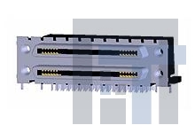 74337-0037 Соединители для ввода/вывода 136 Ckt R/A Stacked 0.8mm w/ Screwlock