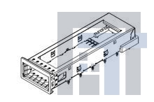 74736-0220 Соединители для ввода/вывода XFP CAGE ASY W/O HEATSINK