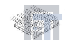 74754-0041 Соединители для ввода/вывода SFP+1x4LightPipeCov Assy, Back-top