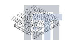 74754-0043 Соединители для ввода/вывода SFP+ 1x4 Light Pipe Assy Low Profile