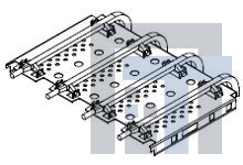 74768-0403 Соединители для ввода/вывода QSFP 1x3 Lightpipe Cover w/ sngl light