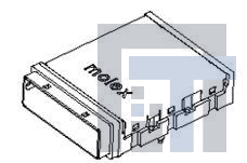 75581-0009 Соединители для ввода/вывода IPASS R/A CONN 16X PCIE 136P 30AU SN