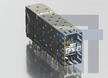 75640-5001 Соединители для ввода/вывода SFP 2X1 STACKED PFIT W/LPIPE