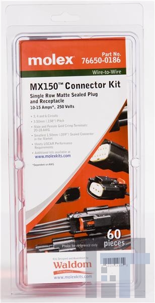 76650-0186 Соединители для ввода/вывода MX150 Connector Kit Sealed Plg Recept