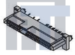 SATA1120142 Соединители для ввода/вывода SATA 22 pin (7+15) Vertical T/H socket