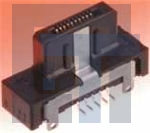 ST80X-10S Соединители для ввода/вывода 10P CRADLE PLUG VERT SMT SHIELDED