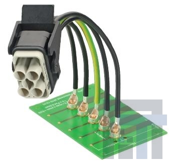 09080006124 Сверхмощные разъемы питания HAN-FAST LOCK 8AWG W/PIN, AG, 2300PCS