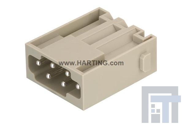 09140062633 Сверхмощные разъемы питания Han E Quick-Lock module, male