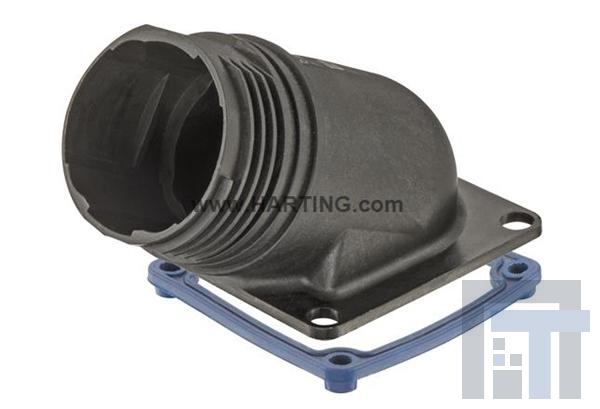 09155030901 Сверхмощные разъемы питания HAN F+B HOUSING BULKHEAD MNT-ANGLED