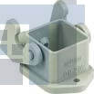 09200030320 Сверхмощные разъемы питания HAN 3A BULKHEAD MNT 1 LEVER GREY PLASTIC