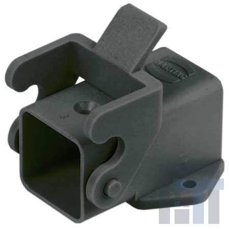 09200030827 Сверхмощные разъемы питания BULKHEAD MOUNTING ANGLED HAN 3A 1 LVR