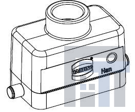 09300101441 Сверхмощные разъемы питания HAN 10B PG16 TOP METAL 1 LEVER