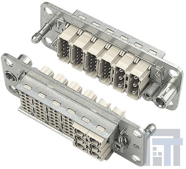 09300241701 Сверхмощные разъемы питания HAN DOCKING FRAME STAINLESS STEEL