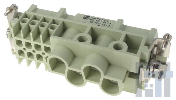 09380122701 Сверхмощные разъемы питания HAN K 4+8P F SCREW SCREW TERMINATION
