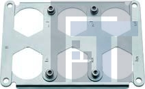 09400489906 Сверхмощные разъемы питания FRAME FOR MODULES HAN HC 6 POLES