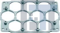 09400489960 Сверхмощные разъемы питания FRAME FOR MODULES HAN HC 10 POLES