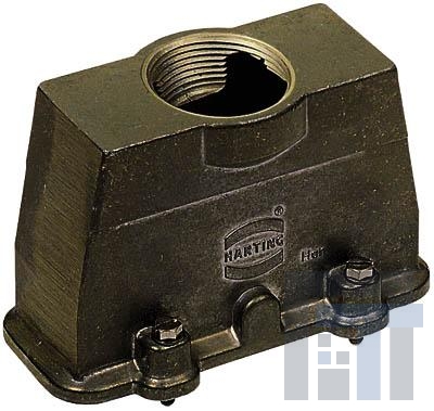 09620640442 Сверхмощные разъемы питания METAL HOOD HAN 24B SCW LCKING