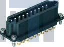 09700202621 Сверхмощные разъемы питания MALE INSERT HAN 16A 20 POLE