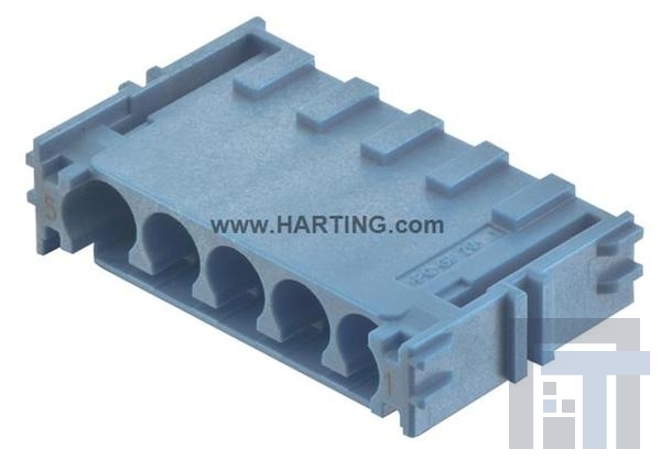 11051053011 Сверхмощные разъемы питания Han Yellock Module 20A blue