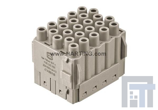 11053253101 Сверхмощные разъемы питания Yellock Monoblock 30 female