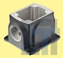 11123001602 Сверхмощные разъемы питания HAN-YELLOCK 30 ANGLE ENTRY HOOD M32