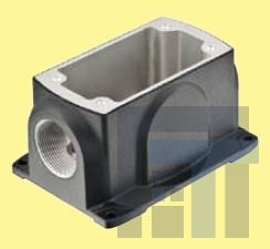 11126001411 Сверхмощные разъемы питания HAN-YELLOCK 60 HOOD 2 x M25