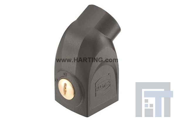 11200031601 Сверхмощные разъемы питания Han-Yellock 10 hood M25 angled entry