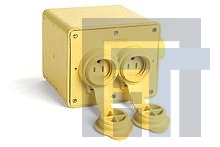 1301350230 Штепсельные вилки и розетки для сетей переменного тока OUTLET BOX WATERTITE HEAVYDUTY