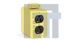 1301370087 Штепсельные вилки и розетки для сетей переменного тока DUP RCPT PORTABLE OUTLET BX