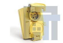 1301460125 Штепсельные вилки и розетки для сетей переменного тока COVERPLATE 5-20 DUPLEX FLIP LID