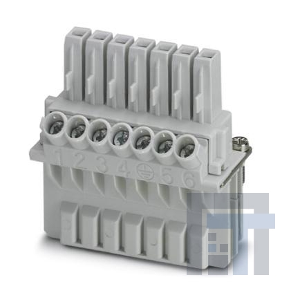 1602203 Сверхмощные разъемы питания DC-B 6-ID-7X4-UT SCREW CONN 6X4mm
