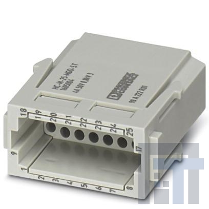 1605004 Сверхмощные разъемы питания Insert Male 25P Crimp
