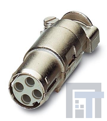 1636088 Сверхмощные разъемы питания EMC Insert Male 4P W/4-9 mm Wire Diam.