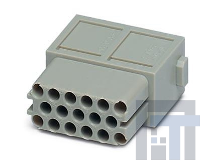 1636486 Сверхмощные разъемы питания Insert Female 17P Crimp