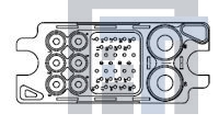 1648151-1 Сверхмощные разъемы питания PIN HOUSING CONN SIZE 4 12 20