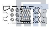 1648156-1 Сверхмощные разъемы питания SCKT HOUSING CONN SIZE 4 12 20