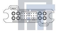 1648206-1 Сверхмощные разъемы питания SCKT HOUSING CONN SIZE 12 20