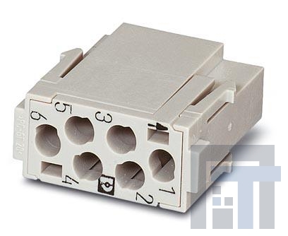 1663459 Сверхмощные разъемы питания Insert Male 6P Crimp