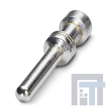 1663585 Сверхмощные разъемы питания Turn 2.5 Crimp Male Diam. 0.75mm, Ag