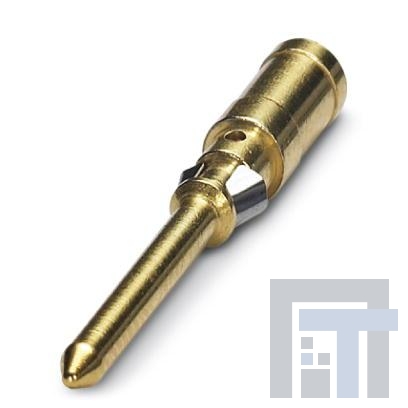 1672453 Сверхмощные разъемы питания Turn 1.6 Crimp Male Diam. 0.5mm Au