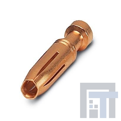1674862 Сверхмощные разъемы питания Turn 2.5 Crimp Fem Diam. 2.5mm, Au