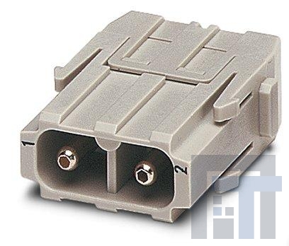 1679346 Сверхмощные разъемы питания Insert Male 2P Axial Screw
