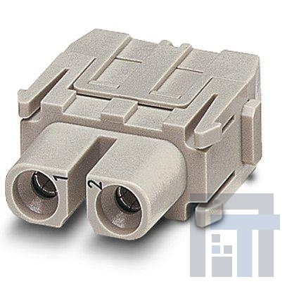 1679359 Сверхмощные разъемы питания Insert Female 2P Axial Screw