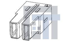 170351-0003 Сверхмощные разъемы питания GUARDIAN CRIMP REC HSG 2P 6 AWG