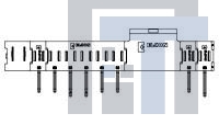 1766719-1 Сверхмощные разъемы питания CONN PIN RA SLDR FLATPAQ