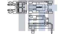 178496-1 Электропитание платы UNIV. POWER HDR H ASSY 3P NAT.