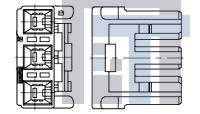 1871867-1 Электропитание платы GIC 6.2MM PITCH 3POS PLUG HOUSING