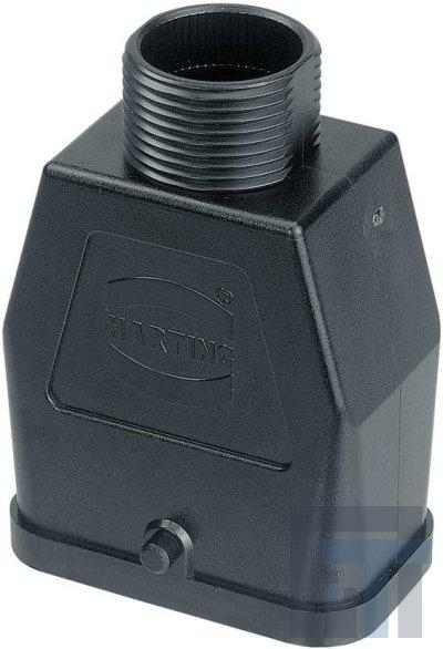 19120080429 Сверхмощные разъемы питания PLASTIC HOOD STD BLK 1 LVR LCKING
